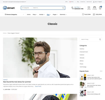 Blog Classic